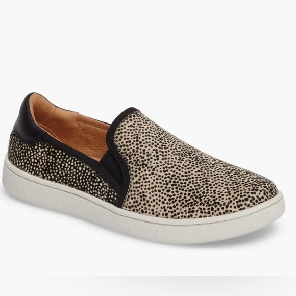 UGG Shoes - UGG Cas Exotic Genuine Calf Hair Slip On Sneakers Shoes